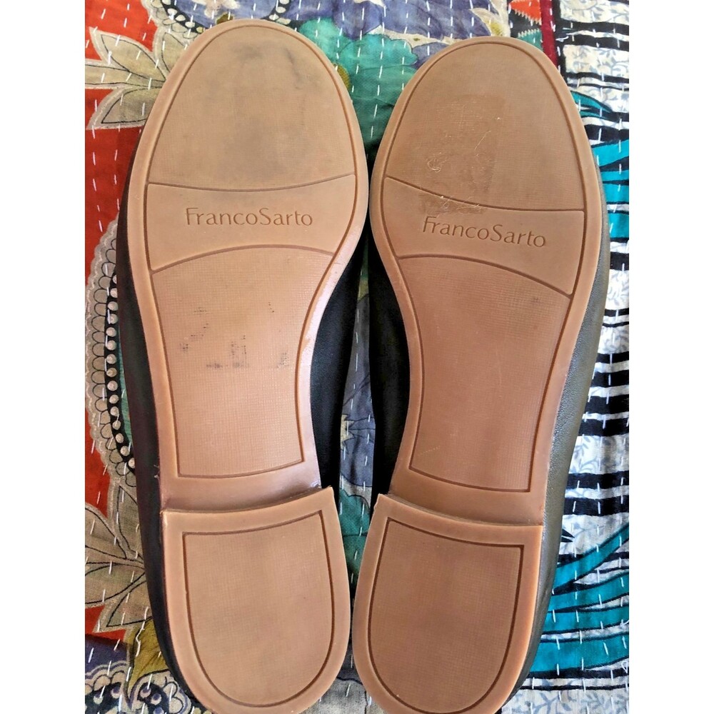Black Franco Sarto Women's  Loafers, Leather, Marcell Size 7.5 - Picture 10 of 11